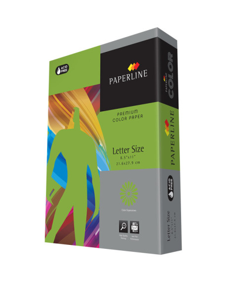 Hîrtie colorată A4 Paperline PARROT, 80 gr/m2, 500 foi, intensiv, verde